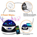 Night Light with Music & Timer, MOKOQI Star Light Projector - Sound Machine for Baby Sleeping, Birthday Gifts for Girls Boys 1-6-12, Remote Control Projection Lamp Invited Colour Starry Sky to Home