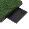 PaWz Indoor Dog Pet Grass Potty Training Portable Toilet Pad Tray Turf Mat Large