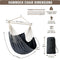 Chihee Hammock Chair Swing Chair Strong Metal Collapsible Spreader Bar Portable Hanging Chair Max 500 lbs Comfy Seat Patio Lawn Chair Cotton Blended for Superior Comfort Durability Indoor Outdoor
