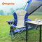 KingCamp 2 Pcs Adjustable Lumbar Support Camping Chairs with Cooler Bag, Folding Camping Chair for Adults with Adjust Armrest, Camp Chair Cup Holder Side and Head Pocket for Picnic Fishing,Max 353lbs
