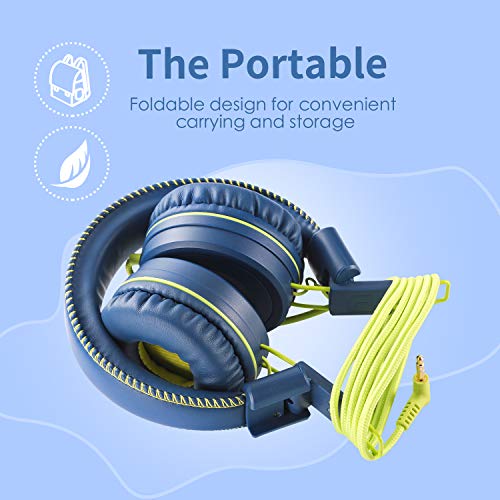 Powmee Kids Headphone Blue