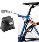 Kryptonite Evolution Mini-5 Heavy Duty Bicycle U Lock Bike Lock with Transit FlexFrame Bracket (3.25-Inch x 5.5-Inch), x, x