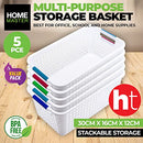 [5PCE] Home Master Multi Purpose Storage Baskets, Versatile and Durable Design for Organizing Your Home, Office, and More