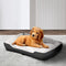 M/L/XL/XXL Calming Bed Fashion & Lovely Dog Cat Sleeping Comfy Cave Washable Mat (M: 72(L)x56(W)x15(H))