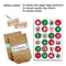 Advent Calendar for Filling – 24 Gift Bags and 24 Number Stickers and Clips – Classic Christmas Motif – for Filling and Crafts – Christmas 2021 – Mini Set No. 15