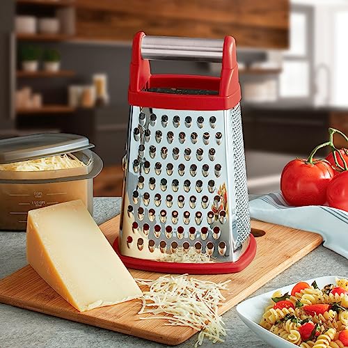 KitchenAid KN300OSERA Gourmet Stainless Steel Box Grater, Red Small