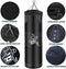 ZERUIDM Hanging Punching Bag Set Unfilled, Heavy Boxing Bags Kickboxing Bag for Adults Kids, Youth Boxing Set with Hand Wraps, Punching Bag Hangers, for MMA Muay Thai Karate Taekwondo Training