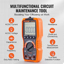 VEVOR Digital Multimeter, 6000 Counts, Multimeter Tester DC AC Voltmeter NCV, Ohm Volt Amp Tester, for Voltage Current Resistance Capacitance Continuity Diode Temperature Duty Ratio Frequency TRMS