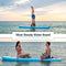 SereneLife Inflatable Stand Up Paddle Board (6 Inches Thick) with Premium SUP Accessories & Carry Bag | Wide Stance, Bottom Fin for Paddling, Surf Control, Non-Slip Deck | Youth & Adult Standing Boat