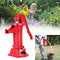 Youwise Red Cast Iron Pitcher Pump 25 ft Lift, Retro Hand Water Pump, Manual Water Suction Pump for Home, Yard, Garden, Farm, Pond