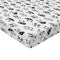 Ambesonne Animal Print Fitted Sheet, Little French Bulldog Puppies Inside Coffee Cups Dog Paws Pet Love, Bed Cover with All-Round Elastic Deep Pocket for Comfort, King Size, Charcoal Grey White