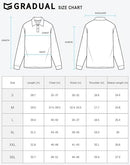 Men's Polo Shirt Long Sleeve Golf Shirts Lightweight UPF 50+ Sun Protection Cool Shirts for Men Work Fishing Outdoor, Black Dot, 3X-Large
