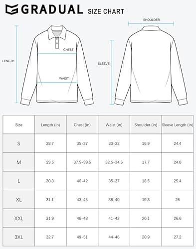 Men's Polo Shirt Long Sleeve Golf Shirts Lightweight UPF 50+ Sun Protection Cool Shirts for Men Work Fishing Outdoor, Black Dot, 3X-Large