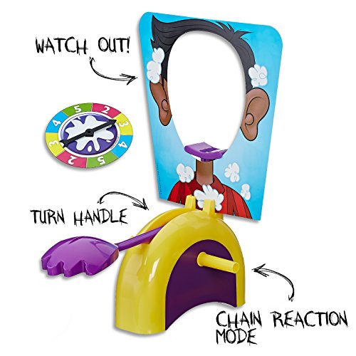 Hasbro Gaming - Pie Face - Chain Reaction Game - Family Social Game - Kids Board Games - Toys for Girls and Boys - Ages