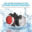 Vont USB Rechargable Bike Light Set Ultra Bright Front Back Illumination The Only LED Bicycle Light You'll Need. Long Battery Life IPX4 Water Resistant 4 Different Modes