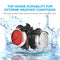 Vont USB Rechargable Bike Light Set Ultra Bright Front Back Illumination The Only LED Bicycle Light You'll Need. Long Battery Life IPX4 Water Resistant 4 Different Modes
