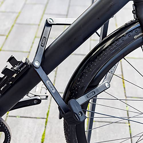 ABUS Bordo 6000K Folding Lock with SH Lock Holder, Bicycle Lock with XPlus Cylinder for High Tamper Protection, ABUS Security Level 10, Length 90 cm