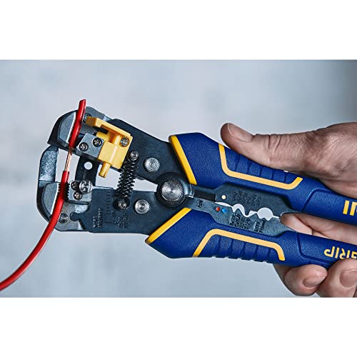 IRWIN VISE-GRIP Self-Adjusting Wire Stripper, 8", 2078300