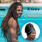 Extra Large Swim Cap for Braids and Dreadlocks Afro Hair Weaves Long Hair, Waterproof Silicone Cover Ear Bath Pool Shower Swimming Cap for Women Men Youth Adult Kids Girl to Keep Hair Dry, Black