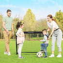 Songmics Portable Soccer Net, 120 cm Size, Black