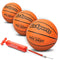 Gosports Mini Basketball with Premium Pump, 7 inch Ball, Pack of 3