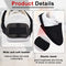 Zhanmai Bowling Shoe Slider 2 Pack Bowling Shoe Cover with Elastic Band Adjustable Bowling Accessories for Men Women Bowler Playing Ball Dancing, L (Black), Black, Large