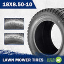 MaxAuto 2Pcs 18X8.50-10 Turf Lawn Mower Tractor Riding Tire P332 4PR Load Range B