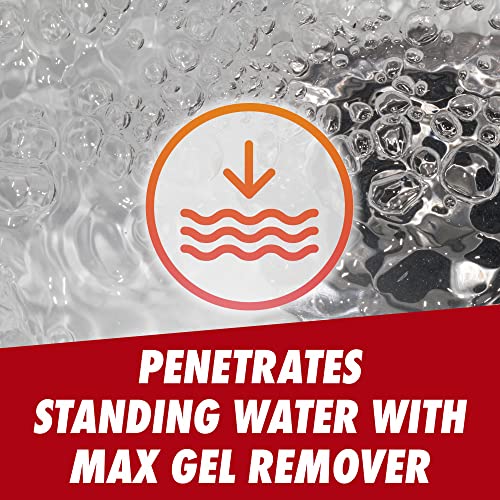 Drano Max Gel Drain Cleaner, Pro Strength, Unclog Drains, Eliminates Tough Grease, Hair Clogs, Soap Scum, and More, Safe On All Pipes, 1.2L