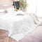 Pawque Luxury Faux Fur Throw Blanket Super Soft Oversized Throw Blankets, 90x90 inches, Decorative Blankets for Sofa Couch Bed Chair Photo Props, Breathable & Washable, Cream