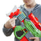 NERF DinoSquad Rex-Rampage Motorized Dart Blaster, 10-Dart Clip, 20 Official Darts, 10-Dart Storage- T-Rex Dinosaur Design