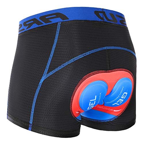 Lixada Men’s Cycling Short 5D Padded Gel Cycling Undershorts Breathable Bicycle Cycling Underwear Bicycle Short