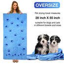 6 Pcs Dog Towel Absorbent Pet Bath Towel, Dog Drying Towel Dog Beach Towel Microfiber Drying Towels for Small Medium Large Cat Dog Shower and Bath Supplies