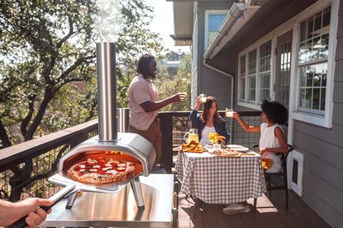 Ooni Fyra 12 Wood Fired Outdoor Pizza Oven – Portable Hard Wood Pellet Pizza Oven – Ideal For Any Outdoor Kitchen…