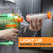 NERF Modulus Ghost Ops Evader Motorized Blaster - Light-Up See-Through Blaster and Barrel Extension, Includes 12 Official Nerf Elite Darts (Amazon Exclusive), Multicolored