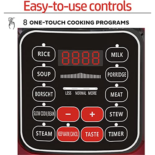 SOKANY Electric Pressure Cooker 5L, 8 Multi Function Programmable Pressure Cooker for Slow and Pressure Cooking, Browning, Saute, or Steaming, Stainless Steel