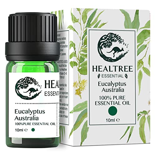 HEALTREE Eucalyptus Essential Oil - Australian 100% Pure Eucalyptus Oil for Diffuser & Humidifier Aromatherapy (10ml)