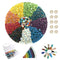 1.5lb Mosaic Tiles Assorted Iridescent Crystal Mosaic Tiles for Crafts, Glass Mosaic Pieces Set with Box 680g DIY Picture Frames Handmade Jewelry Art Decoration Gifts (Multi Colors Set)