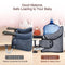 Hook On Chair, Clip on High Chair, Fold-Flat Storage Portable Baby Feeding Seat, High Load Design, Attach to Fast Table Chair Removable Seat for Home and Travel(Grey)