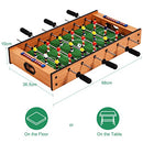 Costway Mini Multi Game Table, 2-in-1 Combo Game Set with Foosball Table, Air Hockey Table, Portable Tabletop Game Set with All Accessory, Perfect for Game Room, Party, Family Night