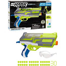 Nerf Hyper Impulse-40 Blaster, 30 Nerf Hyper Rounds, Spring-Open Instant Reload Hopper, Up to 110 FPS Velocity, Eyewear Included