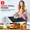 GASLAND Chef CH90BF Built-in Ceramic Cooktop 90cm Electric Cook Top, 5 Burners Stove Hob Sensor Touch Control
