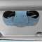 2 Pcs Sunglasses Holder for Car Visor, AIFUDA Eyeglass Holder Organizer Box Leather Glasses Case with Clips for Car Visor Automotive Interior Visor Accessories