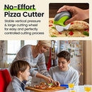 (Green) - Kitchy Pizza Cutter Wheel - Super Sharp and Easy To Clean Slicer, Kitchen Gadget with Protective Blade Guard (Green)