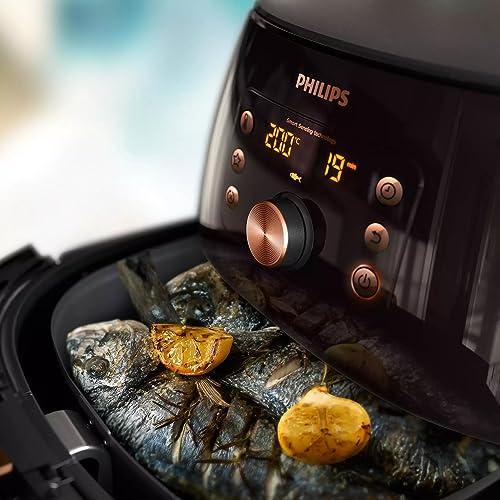 Philips Premium Air Fryer XXL with Smart Sensing Technology HD9861/99 (Black)