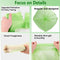 1.2 Gallon Small Trash Bags Biodegradable, 5 Liter Mini Compostable Strong Bathroom Garbage Bags with Tear & Leak Resistant, Recycling Eco-Friendly Trash Can Plastic Liner, Green, 120 Counts