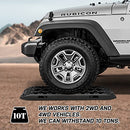 Recovery Tracks with Bag 2 Pair Recovery Boards for Automotive Tires and Wheels Sand Mud Snow 10Ton Stand 4wd Tracks for Offroad Car SUV Truck Gen 3.0 Black