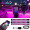 TruriM Car Accessories, Car Led Lights, Gifts for Men Him Mom Women, APP Control Inside Car Light with USB Port, Music Sync Color Change Lights for Cars Interior, 4 Pcs