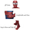 ZXDFG Spiderman Costume Children's Fancy Dress Spiderman Costume Boys Homecoming Suit 3D Print with Mask Halloween Carnival Superhero Cosplay Real Spiderman Costume Girls Red Far from Home