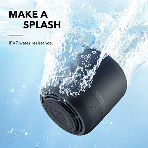 Anker Soundcore Mini 3 Bluetooth Speaker, BassUp and PartyCast Technology, USB-C, Waterproof IPX7, and Customizable EQ