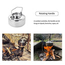 Fire-Maple Antarcti Stainless Steel Kettle | 1.0 Liter Camp Kettle Great for Boiling Water, Tea, Coffee, Freeze-dried Backpacking Meals | Portable for Camping Bushcraft and Travel
